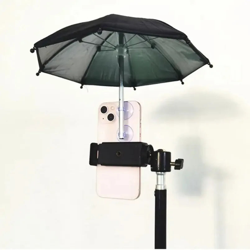 Mobile Phone Parasol Phone Umbrella Sun Anti-Glare Sun Shade Cover Car Visor Sunshade Sucker Holder For iPhone Samsung Live