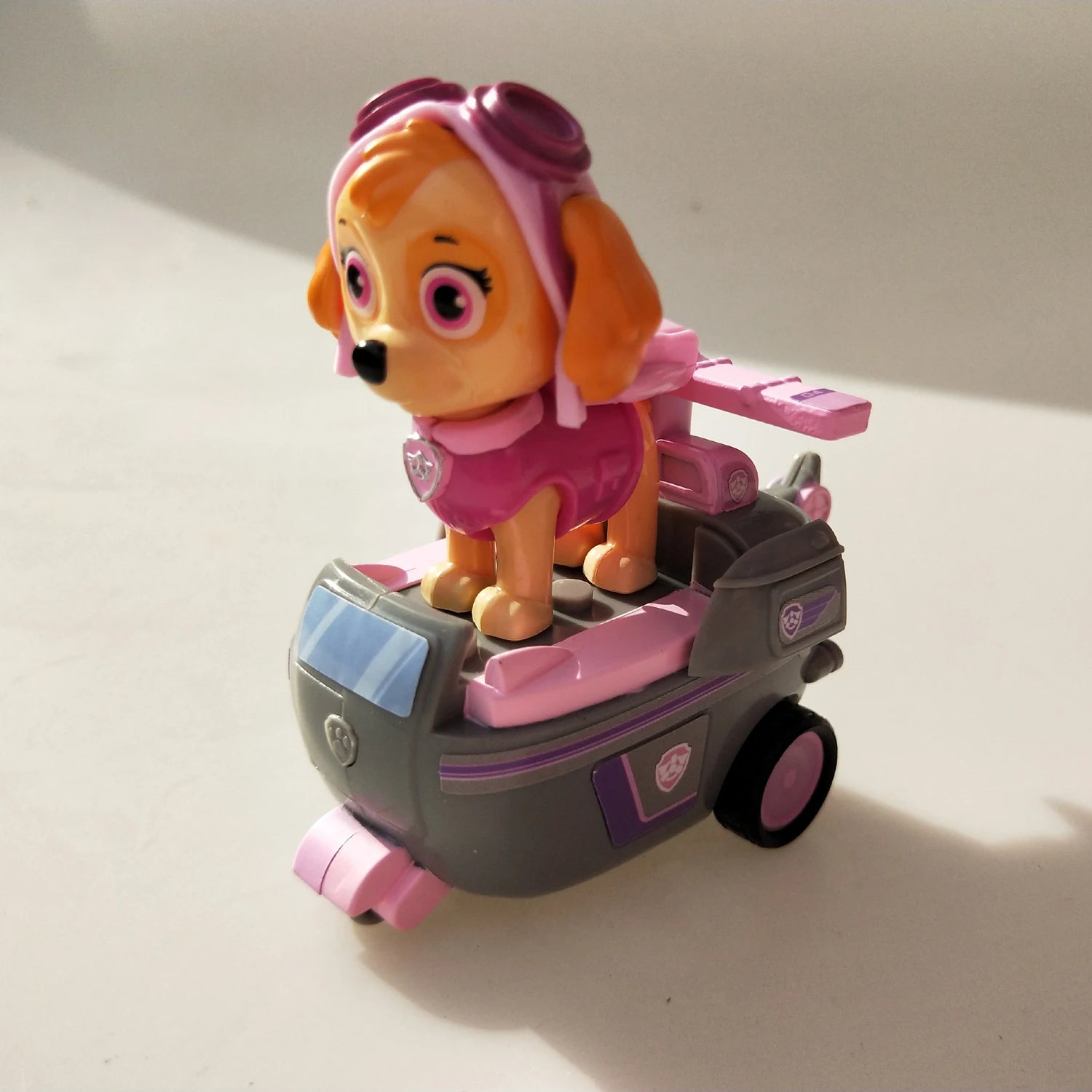 Genuine Paw Patrol Vehicle Chase Skye Marshall Pull Back Cars Playset Building Blocks Ryder Figure Children Toys Birthday Gifts