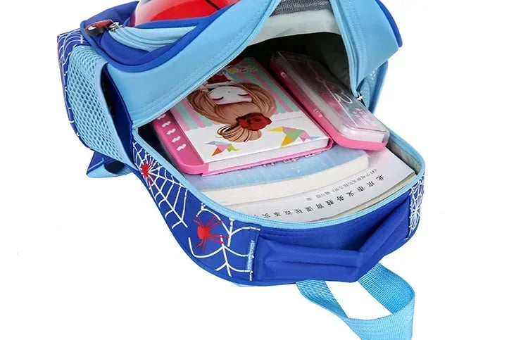 Disney Cartoon Children  Animal Design Backpack Figure Boys 3D Pattern Bag Kindergarten Schoolbag Gift