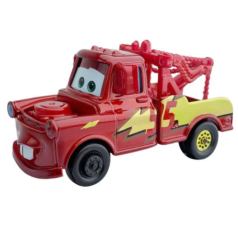 Disney Pixar 2 3 Lighting McQueen Tractor Car Truck Mater Queen 1:55 Metal Die Casting Model Car Children's Toys Christmas Gift