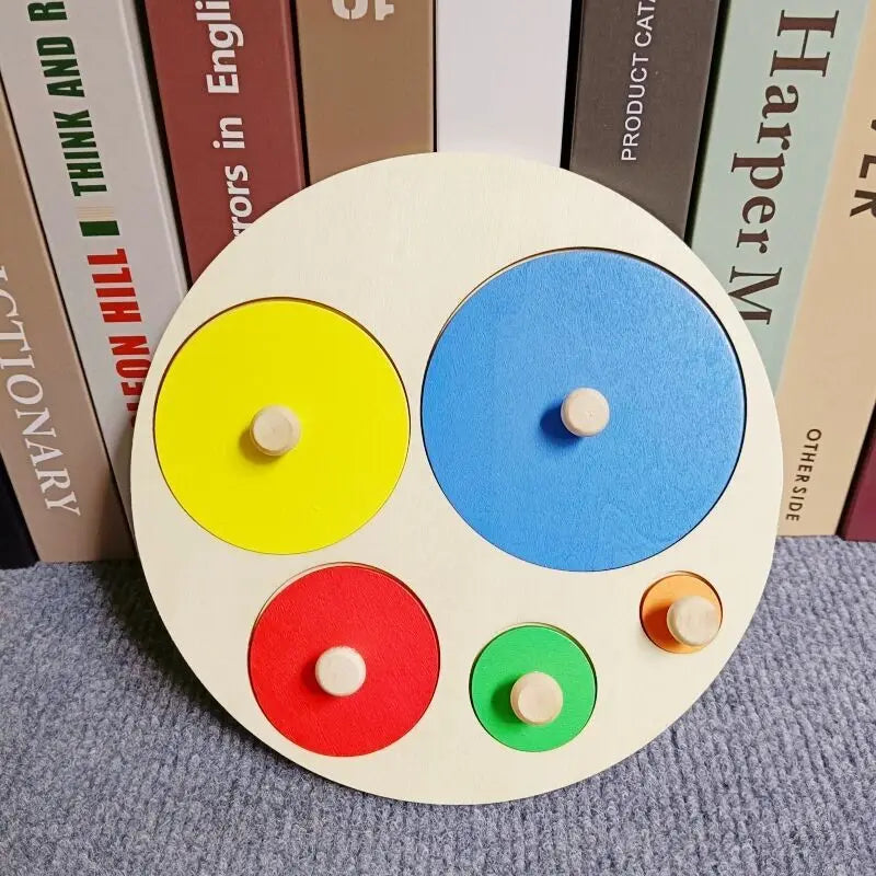 Children Wooden Puzzle Montessori Toys for Baby 1 2 3 Years Old Kids Alphabet Number Shape Matching Early Educational Games Toys