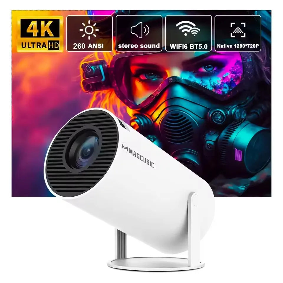 Magcubic Projector 4K Android 11 HY300 Pro Wifi6 290ANSI Allwinner H713 BT5.0 1080P 1280*720P Cinema Outdoor portable Projetor