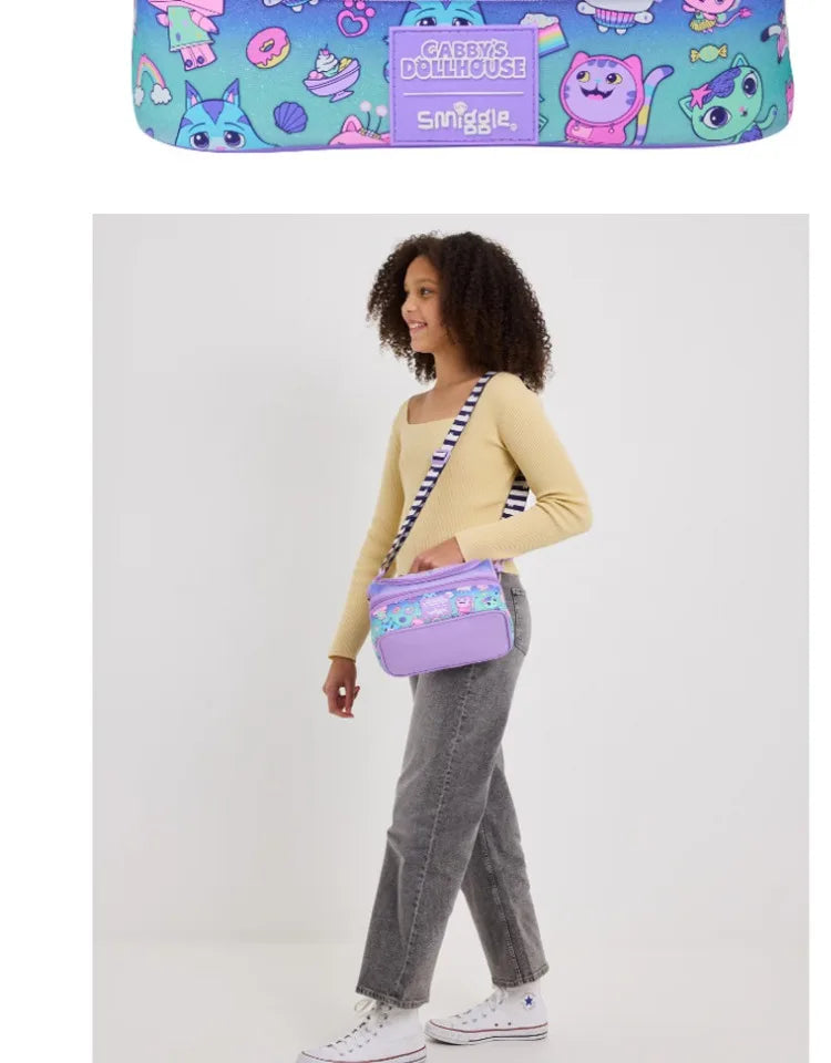 Genuine Australia Smiggle Gabby's Dollhouse Cartoon Series Children School Bag Anime Backpack Student Gift Separate Purchases