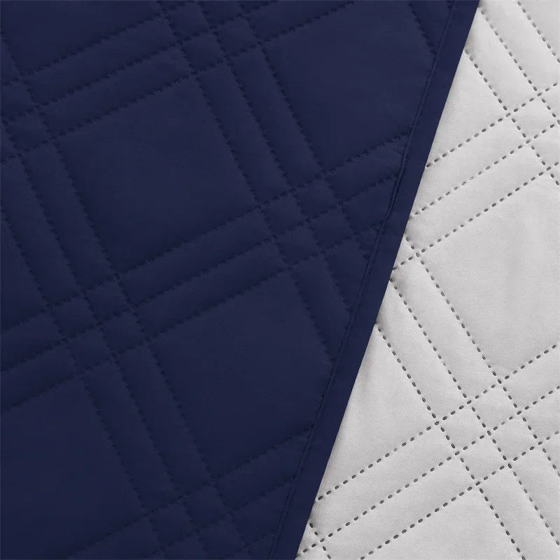 1seater Waterproof Recliner Cover Solid Color Quilted Armchair Slipcover Pet Kids Accent Couch Cushion Living Room Hotel Home