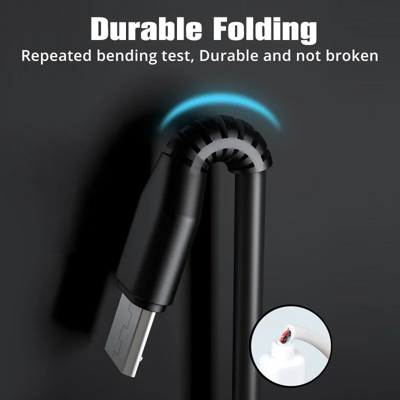 2 in 1 USB Type C Micro USB C Cable Mobile Phone Fast Charging Cable For Huaiwei Samgsung Xiaomi Type C Charge Cord Wire