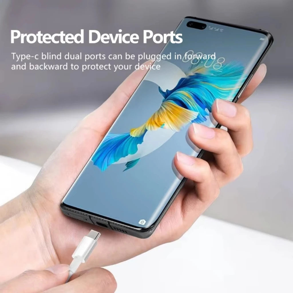 USB Type C Fast Charging Cable for Huawei Mate 40 50 Mobile Phone USB-C Wire Phone Data Cord for Xiaomi Samsung Oneplus POCO