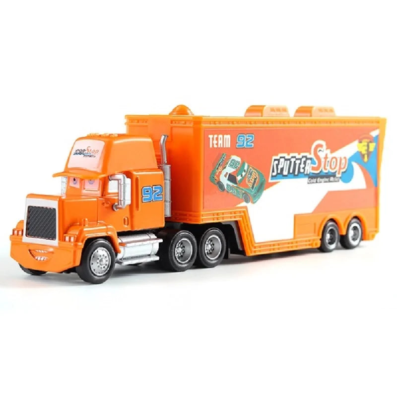Disney Pixar 2 3 Lighting McQueen Tractor Car Truck Mater Queen 1:55 Metal Die Casting Model Car Children's Toys Christmas Gift