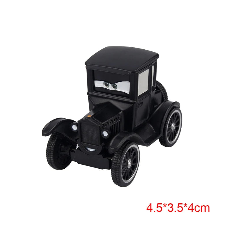 Disney Pixar Cars 3 Toys Lightning Mcqueen Race Div Fritter Miss Frank Collection 1:55 Diecast Metal Alloy Model Car Toy Gifts