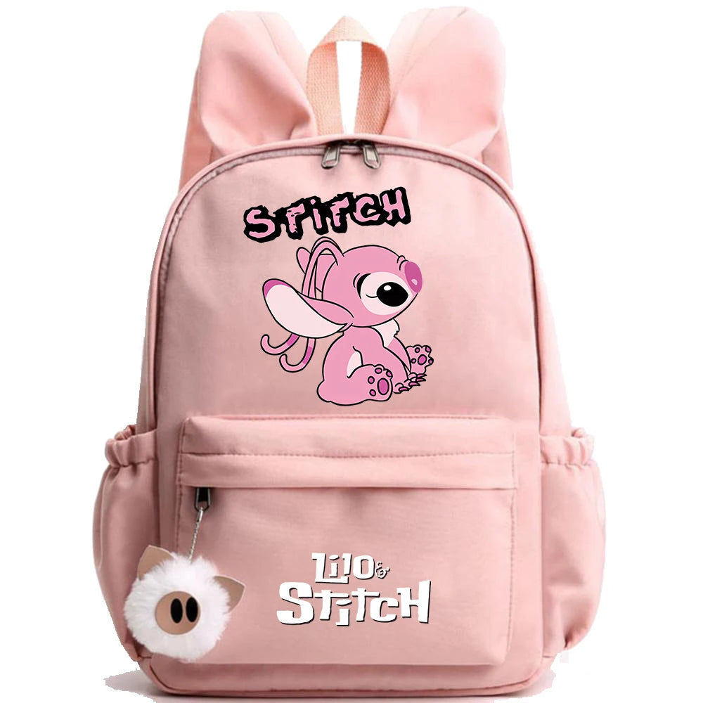 Cute Disney Lilo Stitch Backpack for Girl Boy Student Teenager Children Rucksack Women Casual School Bags Kids Birthday Gift Toy