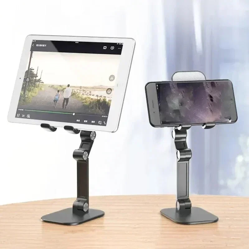 Adjustable Desktop Mobile Phone Holder Stand Foldable Desktop Tablet Bracket For iPhone iPad Samsung Galaxy Tab Xiaomi Pad Mount