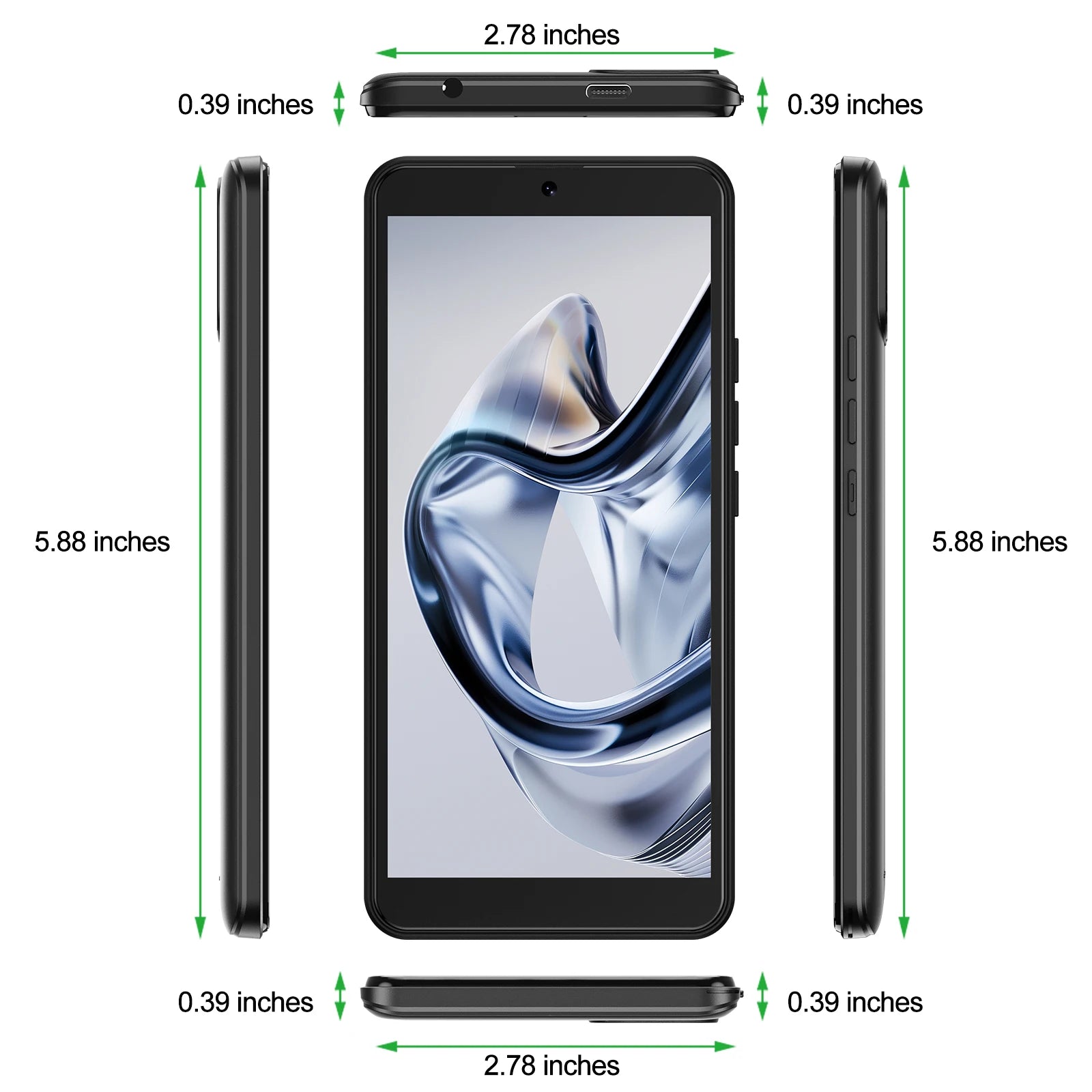 XGODY X32 Smartphone,Android 14,Dual SIM 4G,Mobile Phones,Octa Core,4GB RAM,16GB ROM,5.5 inch,2850mAh,Face Unlocked,Cellphones