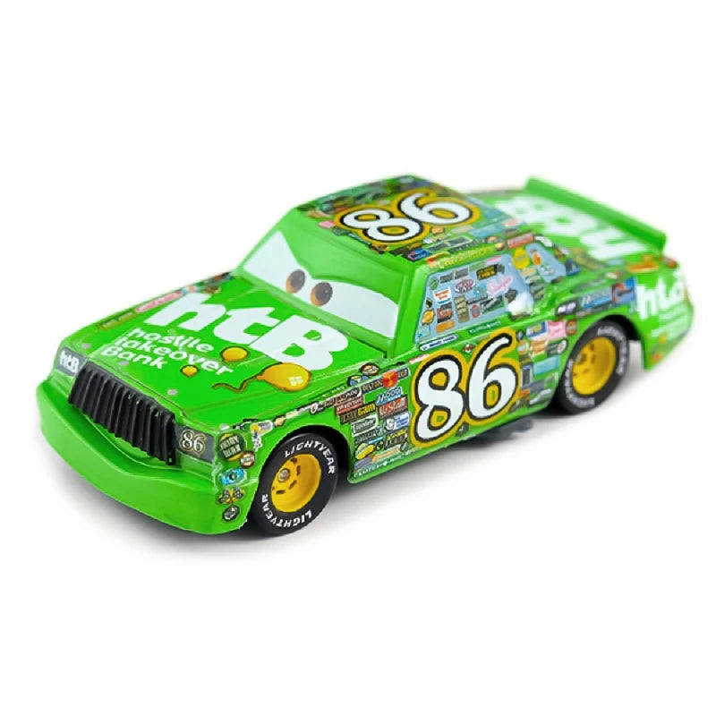 Disney Pixar Cars And Trucks Toy Set The King Cruz Lightning Mcqueen Mike Uncle 1/43 Diecast Model Trucks Toys Gift For Kids
