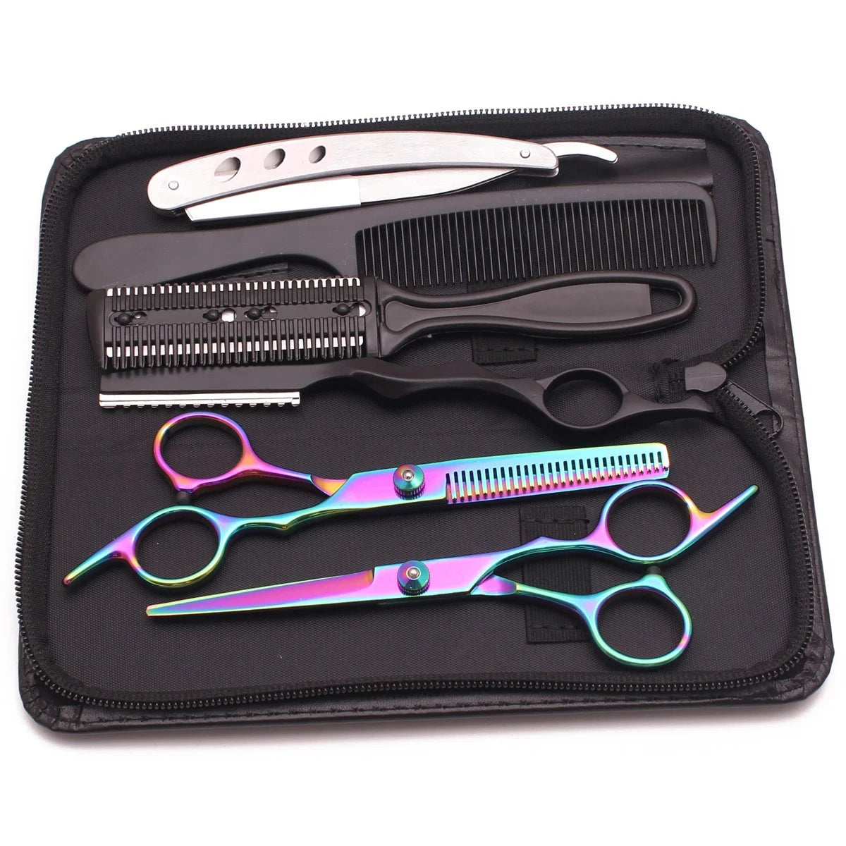 Hair Scissors 6" JP Stainless Hairdressing Scissors Barber Shop Hair Cutting Scissors Thinning Shears Haircut Set Dropshipping