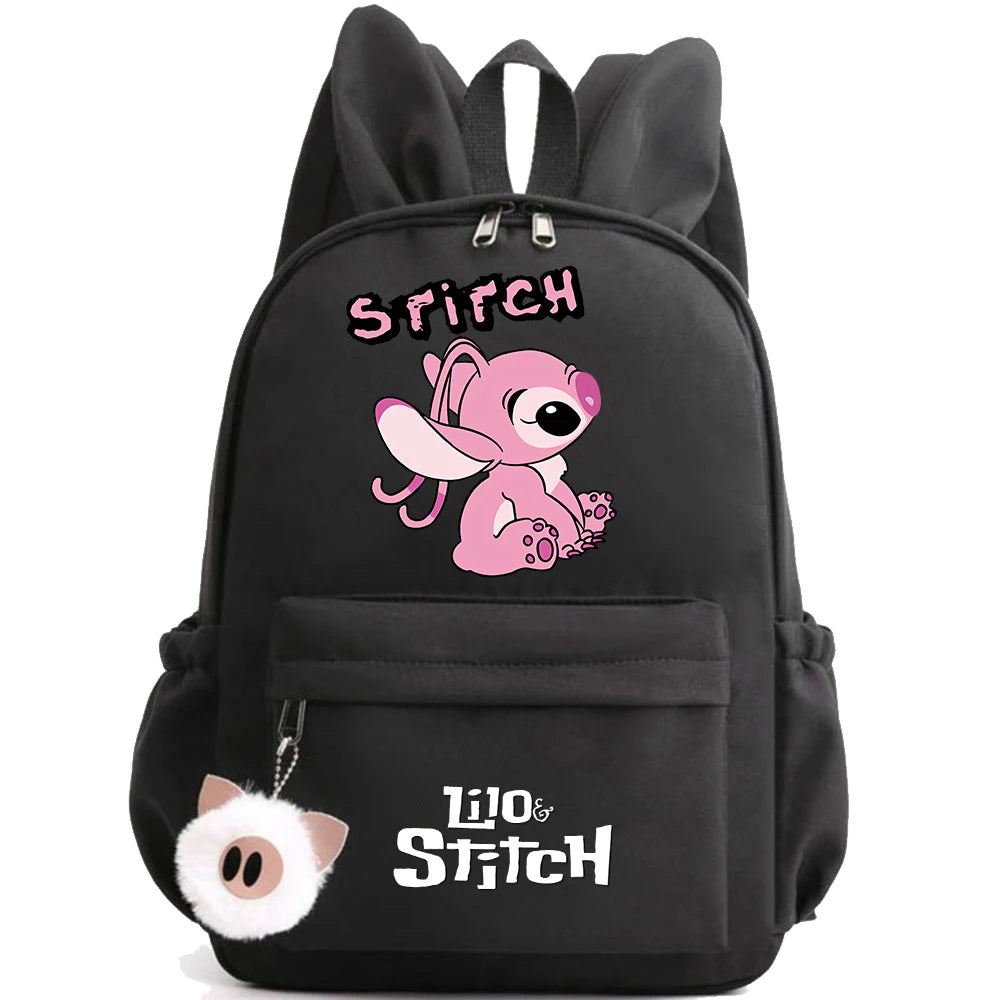 Cute Disney Lilo Stitch Backpack for Girl Boy Student Teenager Children Rucksack Women Casual School Bags Kids Birthday Gift Toy