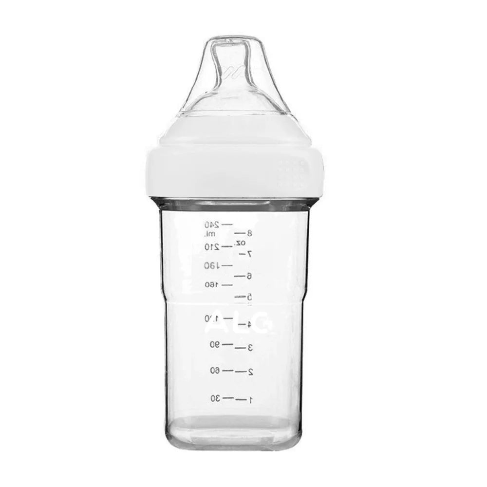 0-3 years old newborn baby anti-fall and anti-colic PP milk bottle, 150ml-240ml children's bottle, three colors optional bottle