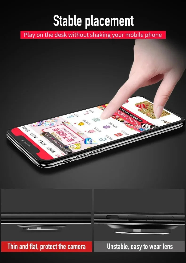 Finger Ring Holder Stand Grip 360 Rotating For Mobile Phone Car Magnetic Mount Phone Back Sticker Pad Unniversal Bracket