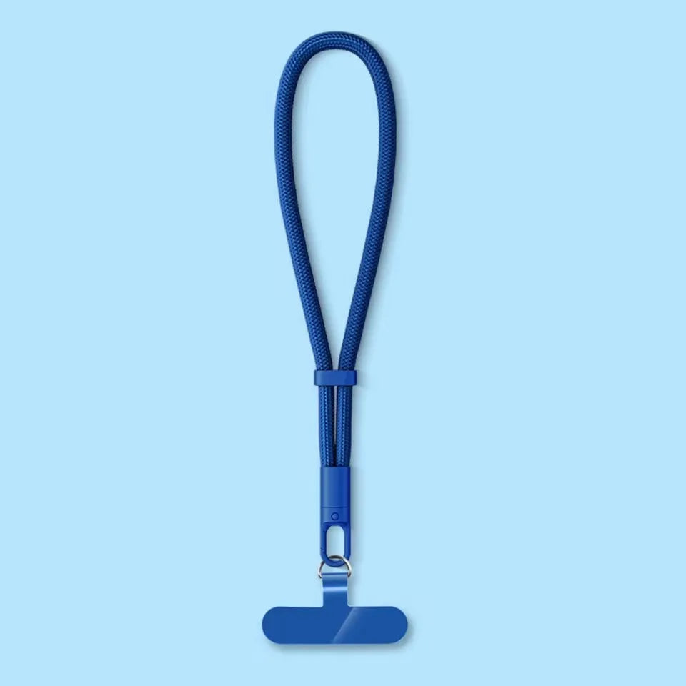 Universal Adjustable Mobile Phone Lanyard Short Wrist Strap with Self-locking Anti-drop Design Durable Polyester Phone Strap