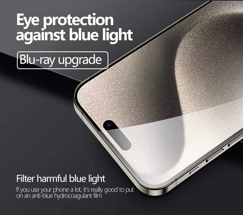 5Pcs Full Cover Hydrogel Film For iPhone 13 12 11 14 15 Pro Max Screen Protector For iPhone 16 PRO XR XS MAX 7 8 Plus Not Glass