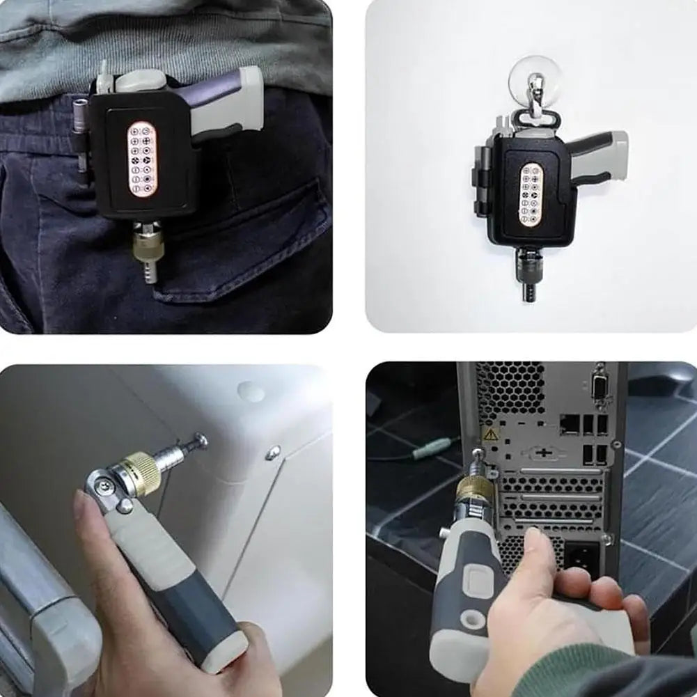 Multi Functional Screwdriver Set With Ratchet And Dual Use Screwdriver Double Headed Mini Screwdriver Extendable And Effortless