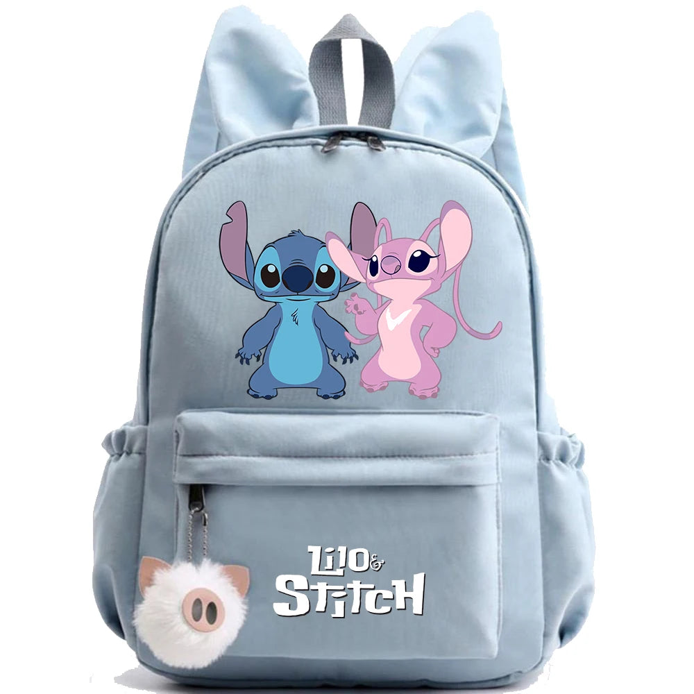 Cute Disney Lilo Stitch Backpack for Girl Boy Student Teenager Children Rucksack Women Casual School Bags Kids Birthday Gift Toy