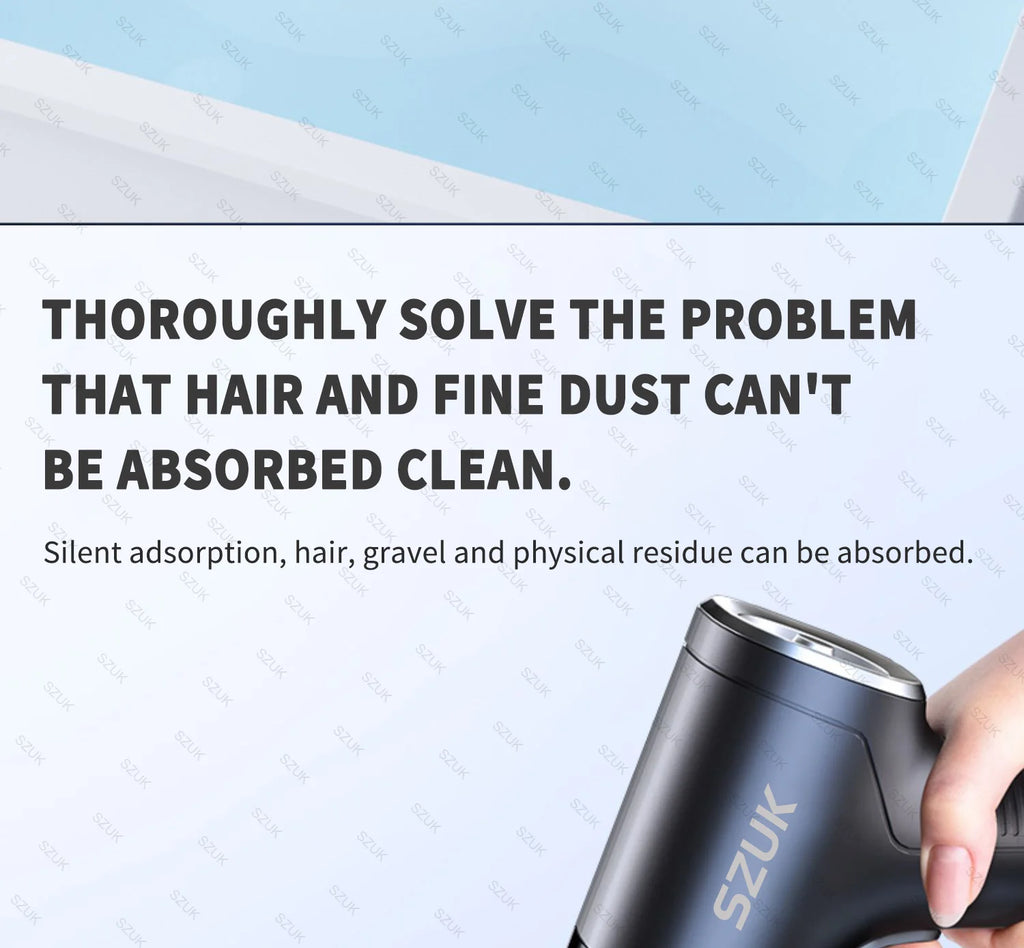 98000PA Car Vacuum Cleaner 1 Powerful Cleaning Machine Car Accessories Wireless Cleaner Appliance Home Auto Robot Strong Suction