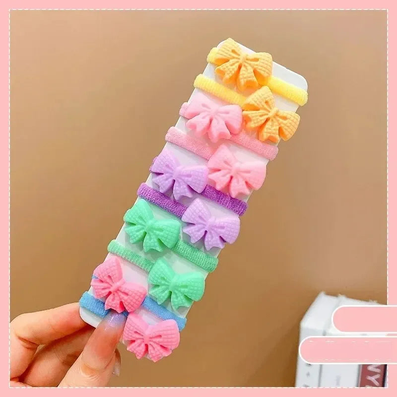 50/40/30pcs Cute Rubber Bands for Children Will Not Harm Hair with Good Elasticity. Girl Baby Headbands and Cute Girls Headdress