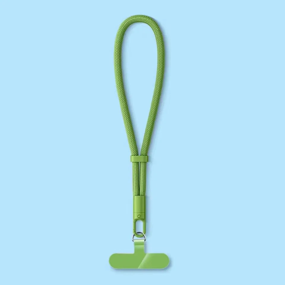 Universal Adjustable Mobile Phone Lanyard Short Wrist Strap with Self-locking Anti-drop Design Durable Polyester Phone Strap