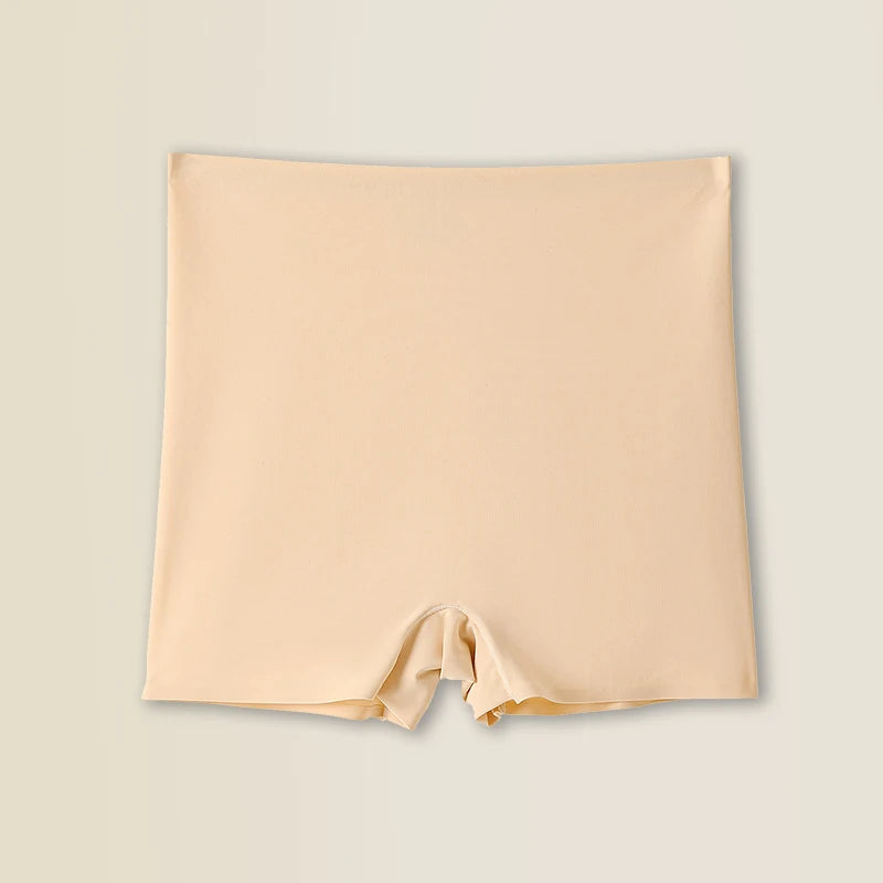 Flarixa Safety Pants High Waist Women's Shorts Under The Skirt Ice Silk Seamless Panties Breathable Boxer Briefs Cycling Shorts