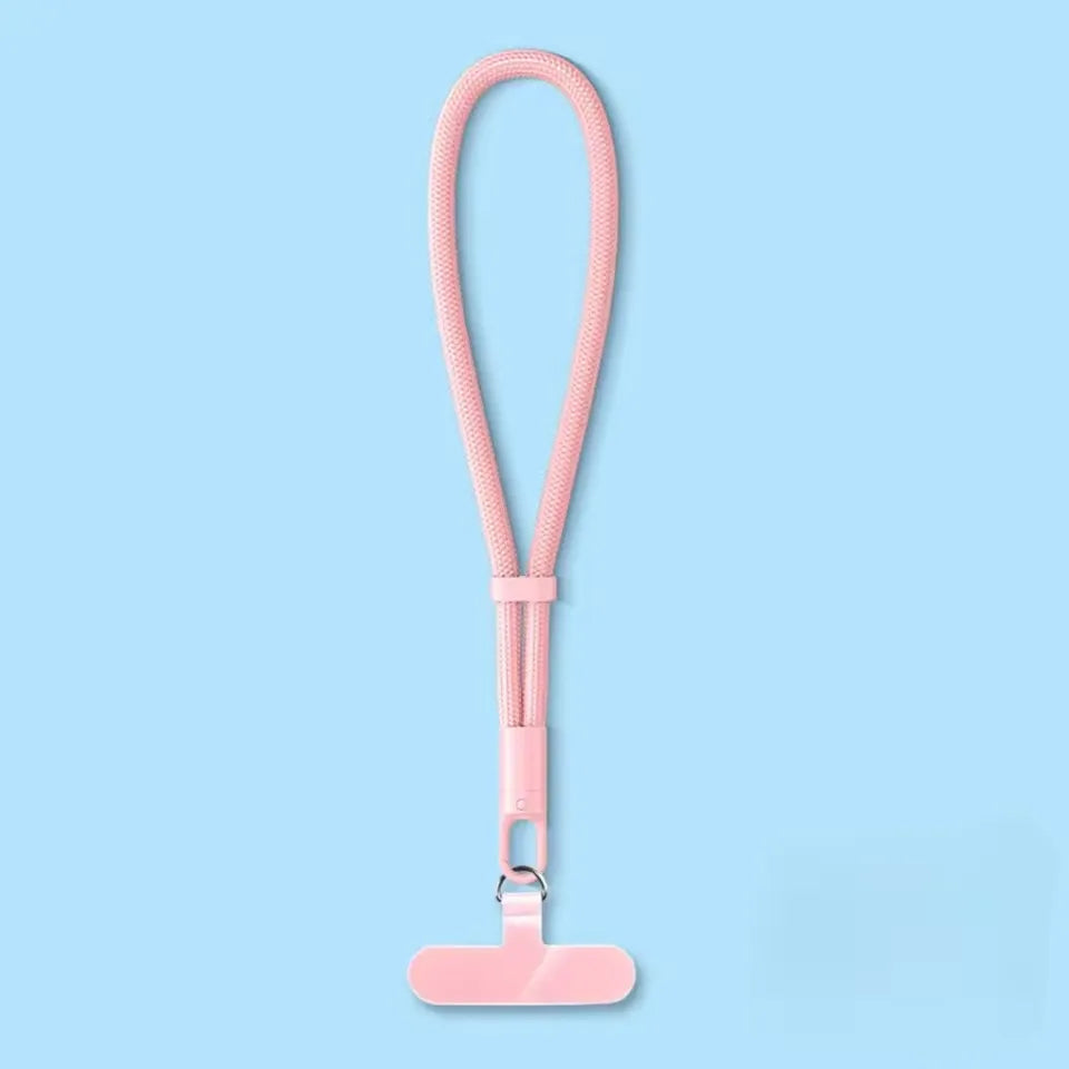 Universal Adjustable Mobile Phone Lanyard Short Wrist Strap with Self-locking Anti-drop Design Durable Polyester Phone Strap