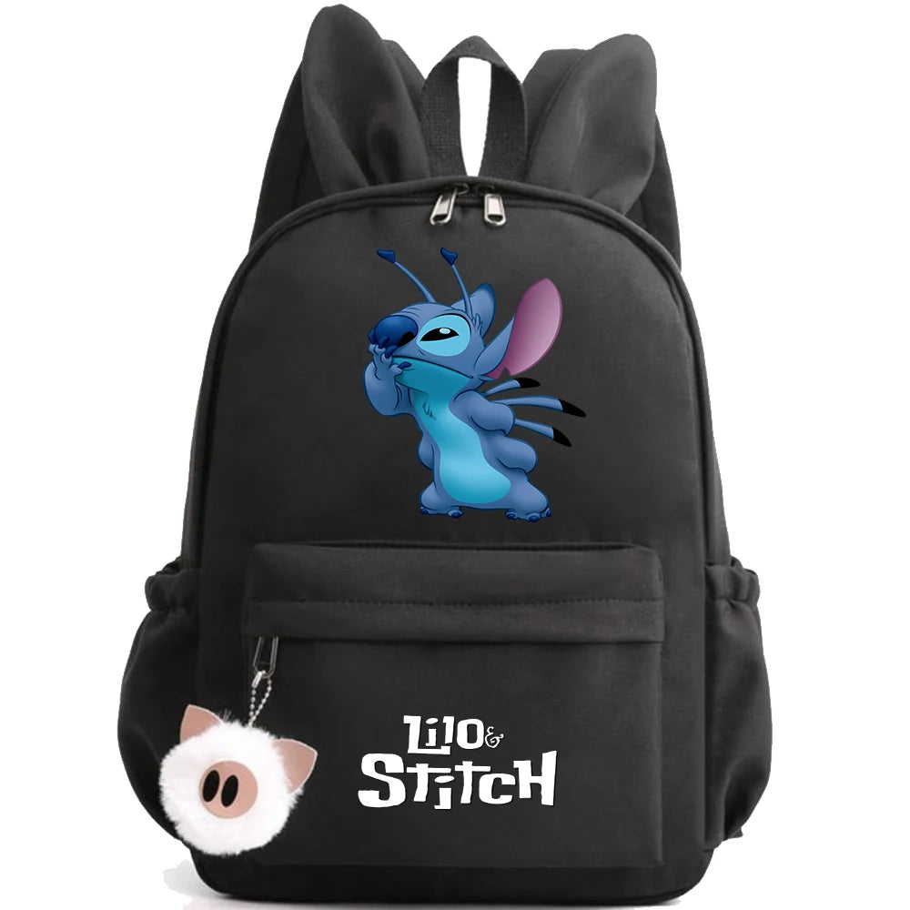 Cute Disney Lilo Stitch Backpack for Girl Boy Student Teenager Children Rucksack Women Casual School Bags Kids Birthday Gift Toy