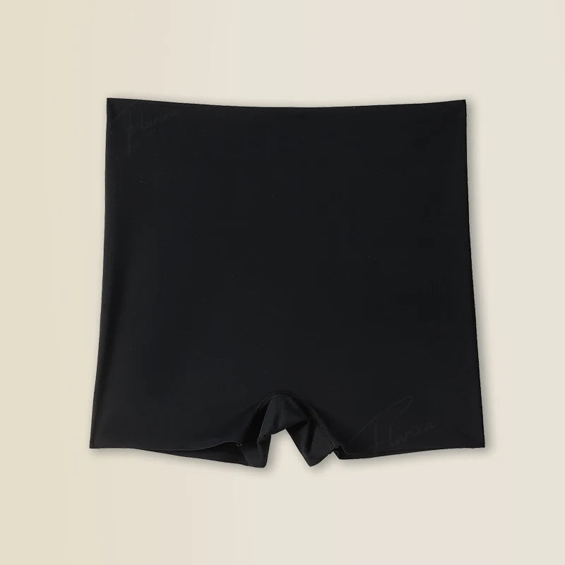 Flarixa Safety Pants High Waist Women's Shorts Under The Skirt Ice Silk Seamless Panties Breathable Boxer Briefs Cycling Shorts
