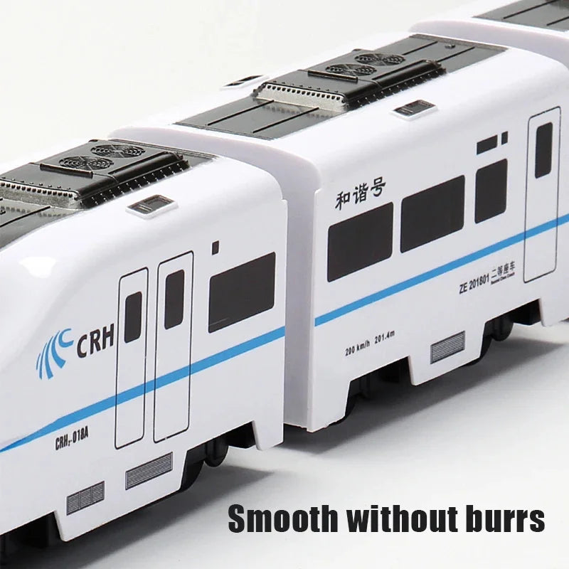 Kids Simulation High-speed Railway Train Toys Electric Sound Light Train Model Car Puzzle Toys for Boys Girls Birthday Xmas Gift
