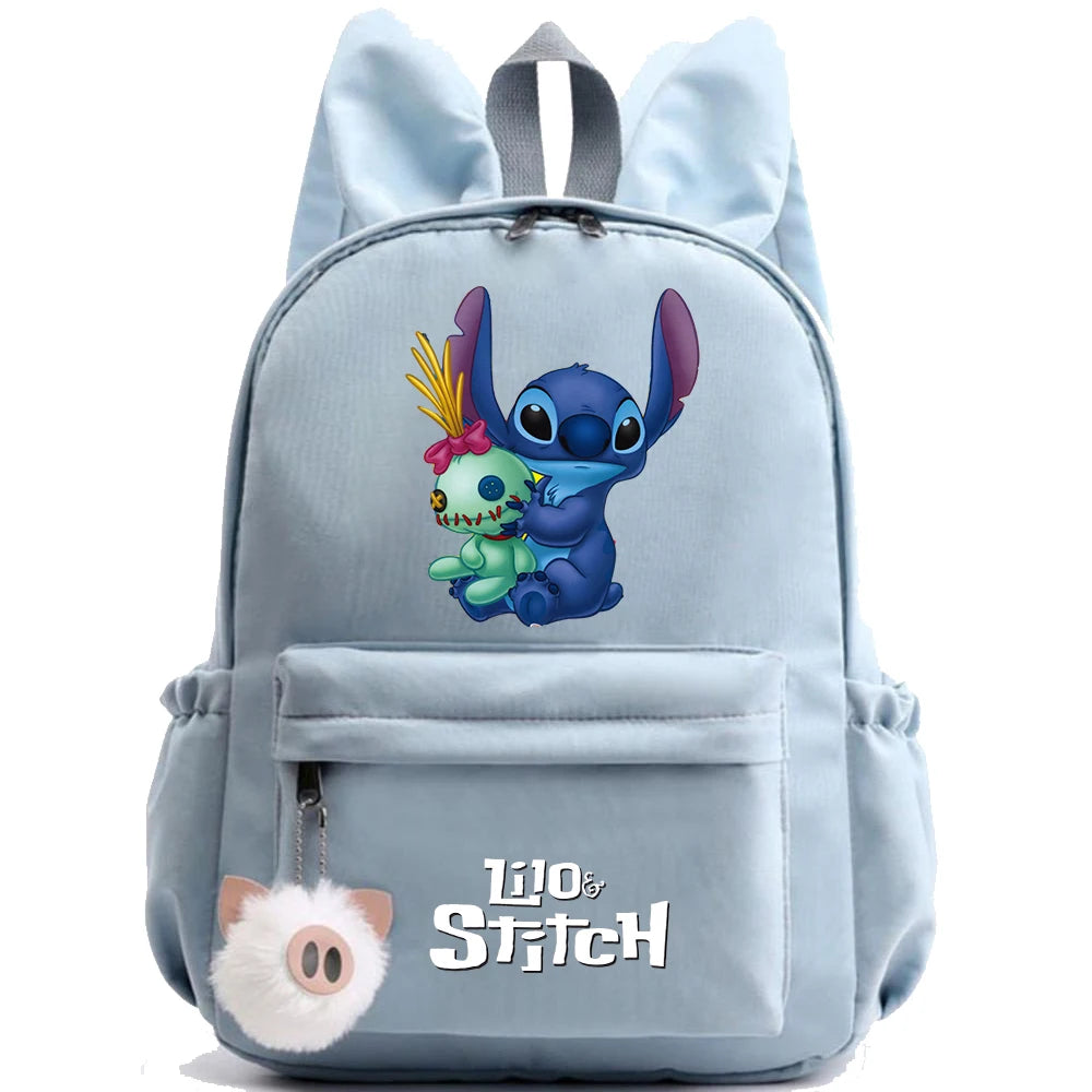 Cute Disney Lilo Stitch Backpack for Girl Boy Student Teenager Children Rucksack Women Casual School Bags Kids Birthday Gift Toy