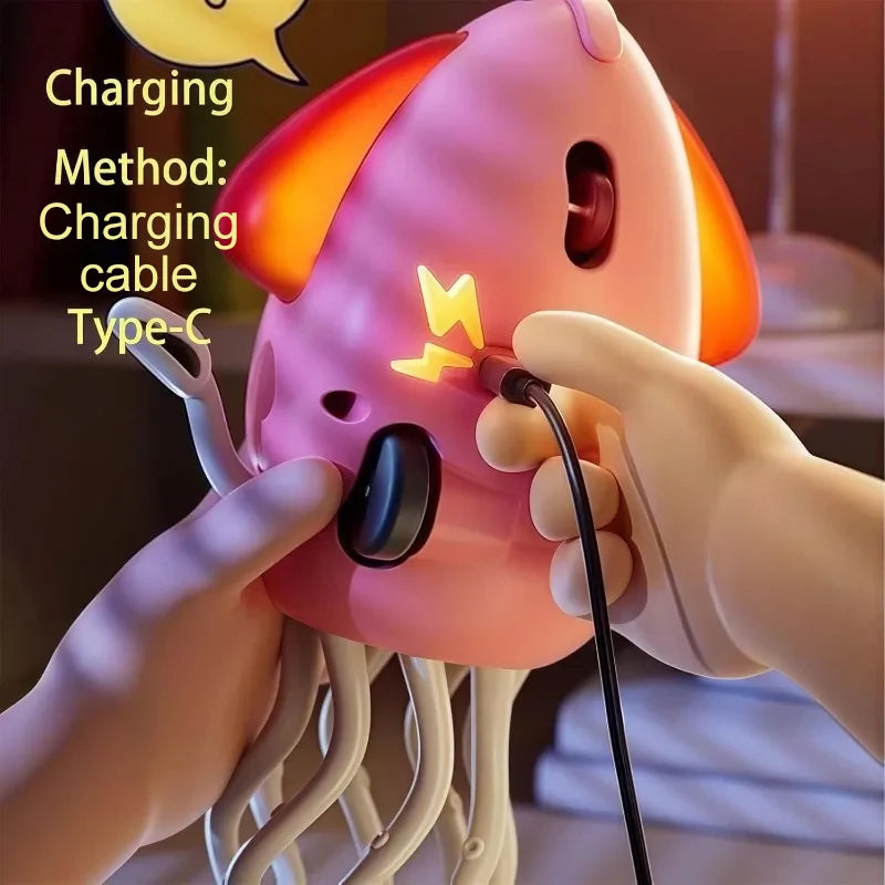 Dancing Octopus Electronic Pets Luminous Fidget Toys Interactive Antistress Stress Relief Toy for Toddler Baby Children Adult