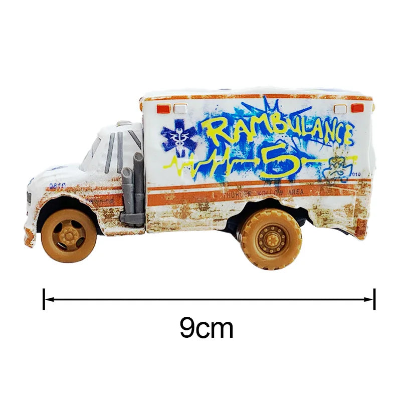 Disney Pixar Cars 3 2 Toy Lightning Mcqueen Mack Truck Mater Miss Fritter Frank Queen car racer Metal Collection children gift