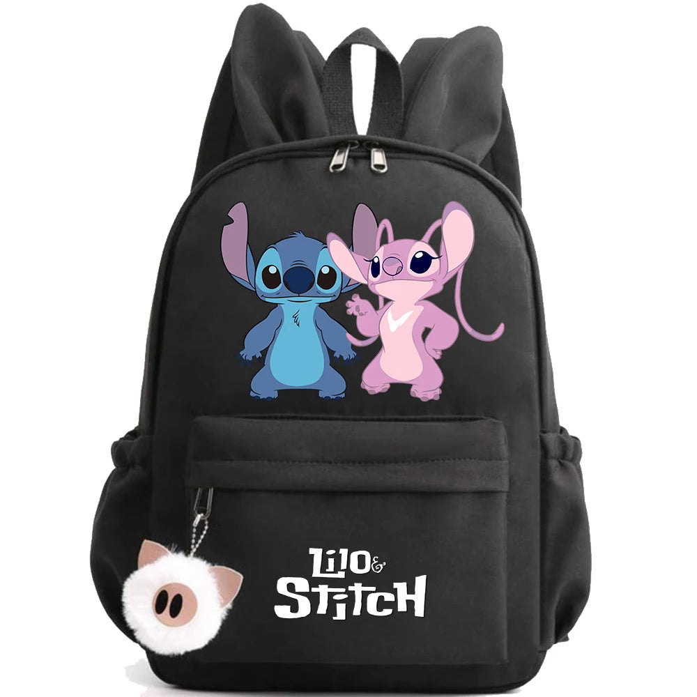 Cute Disney Lilo Stitch Backpack for Girl Boy Student Teenager Children Rucksack Women Casual School Bags Kids Birthday Gift Toy
