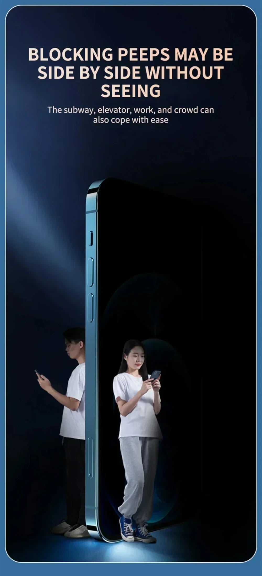 NNBILI 4Pcs Full Cover Privacy Screen Protector For iPhone 11 12 13 14 15 16 Pro Max Anti-spy Glass For iPhone16 Plus 16e Glass