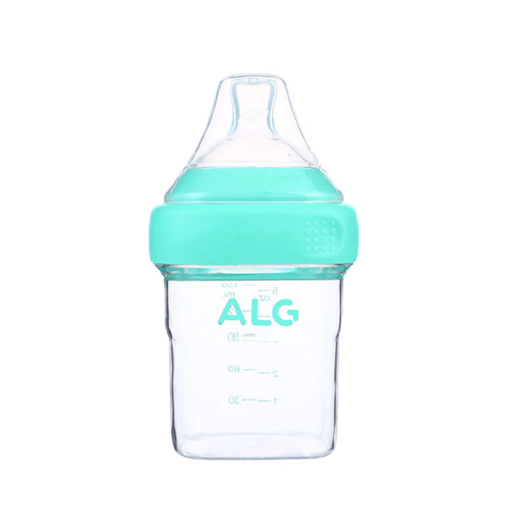 0-3 years old newborn baby anti-fall and anti-colic PP milk bottle, 150ml-240ml children's bottle, three colors optional bottle