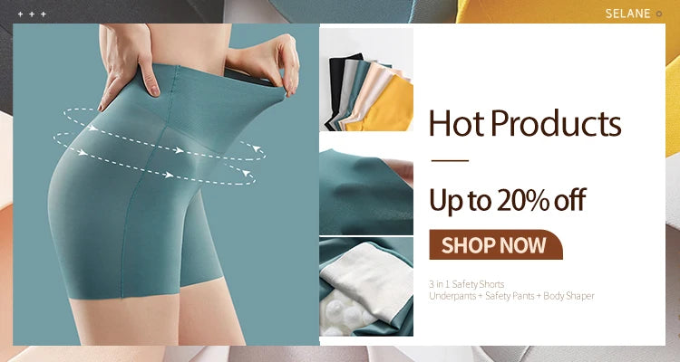 Flarixa Safety Pants High Waist Women's Shorts Under The Skirt Ice Silk Seamless Panties Breathable Boxer Briefs Cycling Shorts