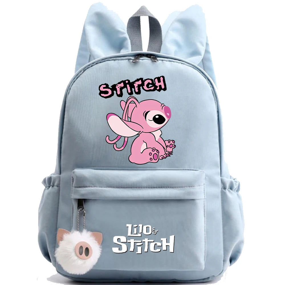 Cute Disney Lilo Stitch Backpack for Girl Boy Student Teenager Children Rucksack Women Casual School Bags Kids Birthday Gift Toy