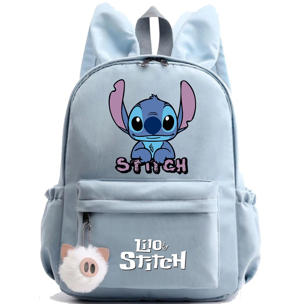 Cute Disney Lilo Stitch Backpack for Girl Boy Student Teenager Children Rucksack Women Casual School Bags Kids Birthday Gift Toy