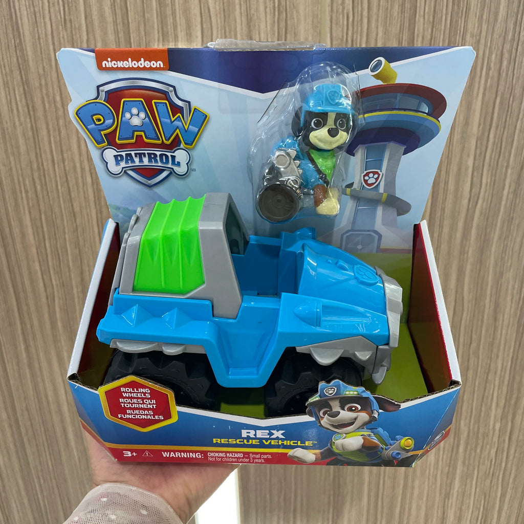 10kinds Genuine Paw Patrol Everest Ryder Rex Skye Chase Rocky Zuma Vehicle with Collectible Figure Birthday Gift Children Toy