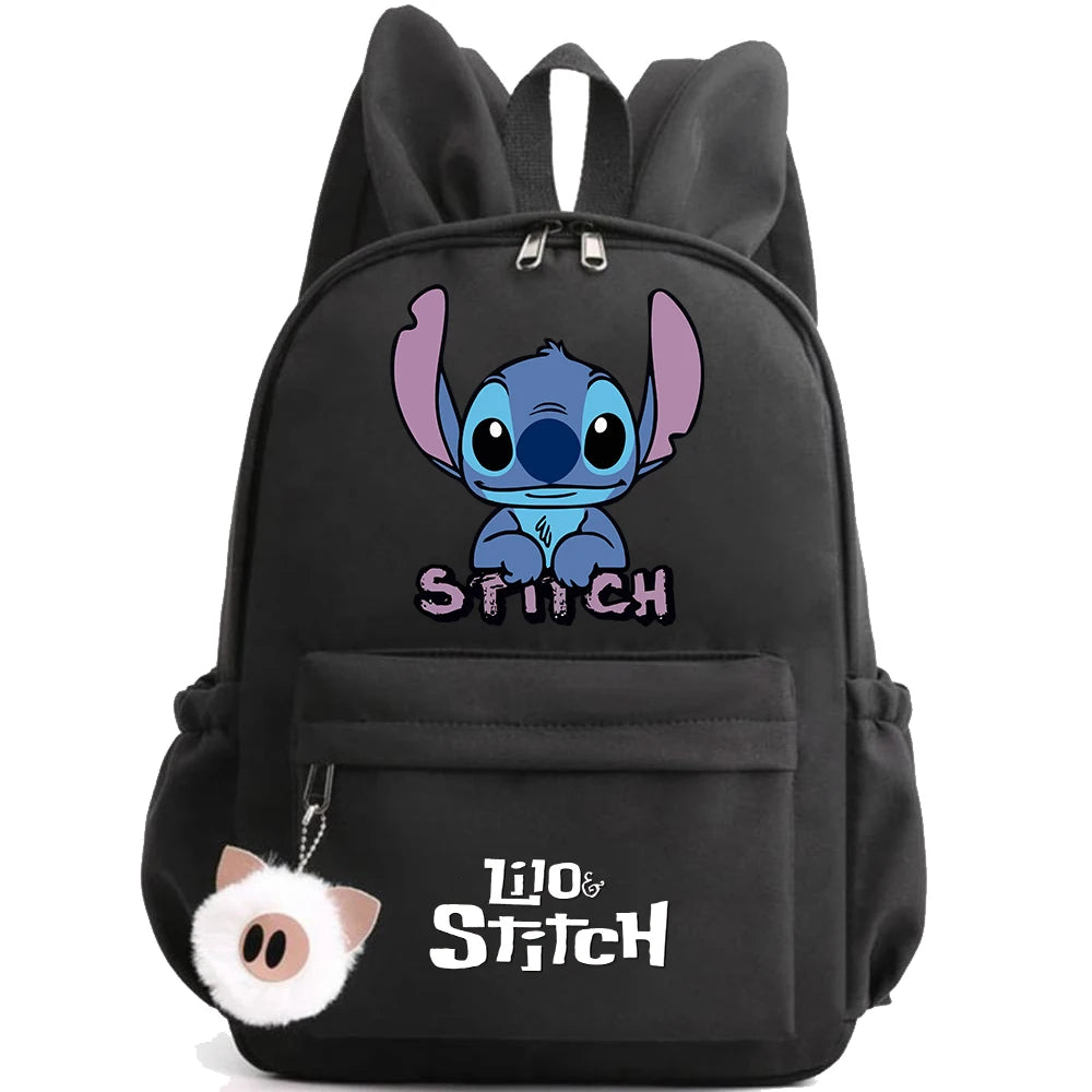 Cute Disney Lilo Stitch Backpack for Girl Boy Student Teenager Children Rucksack Women Casual School Bags Kids Birthday Gift Toy